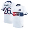 Original Fußballtrikot Paris Saint-Germain Mukiele 26 Auswärtstrikot 2023-24 Für Herren